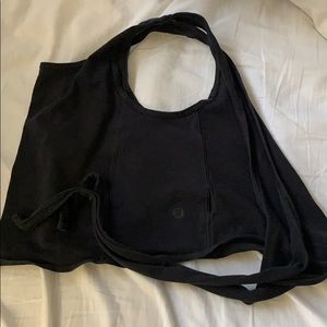 Lululemon short-sleeve wrap crop top